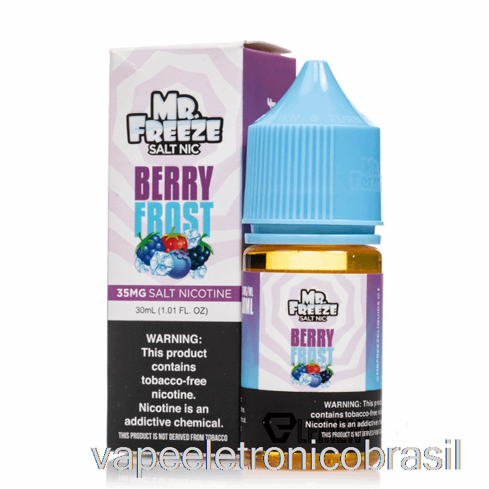Vape Recarregável Berry Frost - Mr Freeze Sais - 30ml 50mg